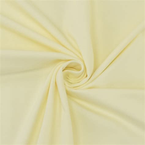 Organic Cotton Jersey Plain Vanilla Fabrics Hemmers