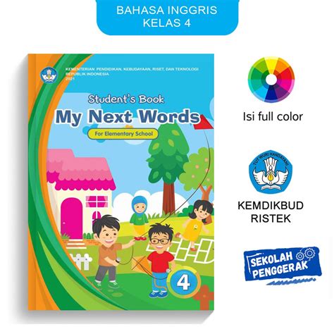 Jual Buku Siswa Bahasa Inggris My Next Words Sd Kelas 4 K Merdeka