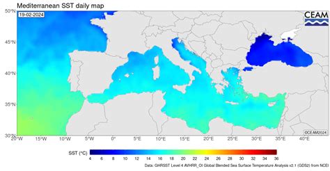 Mediterranean Sea Surface Temperature CEAMed