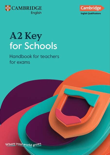 Cambridge English Key For Schools Handbook For Tea Mia Huanca Udocz