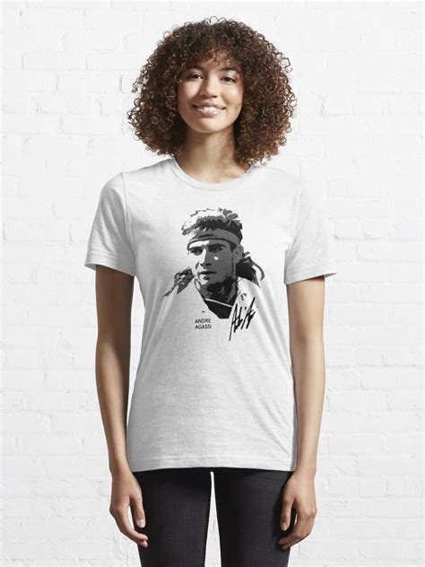 Andre Agassi T Shirt For Sale By Jeloart Redbubble Tennis Star T Shirts Tennis T Shirts