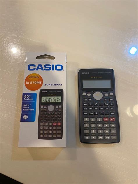 Casio Scientific Calculator Fx 570ms Hobbies And Toys Stationery And Craft Stationery And School