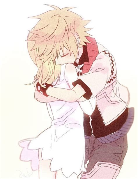 [media] Roxas And Namine Hug By Anoko Kingdomhearts