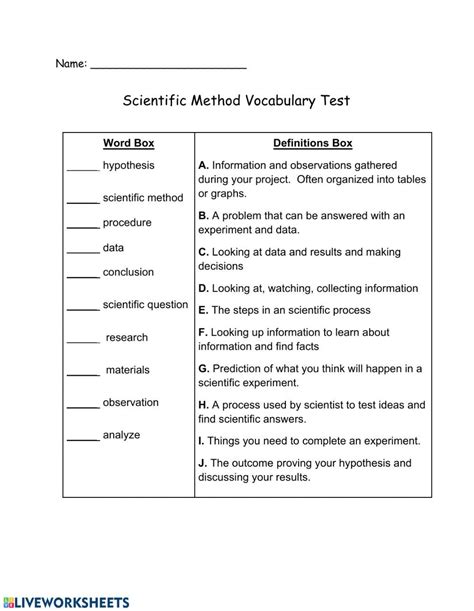 Vocabulary Worksheets Vocabulary Words Printable Worksheets