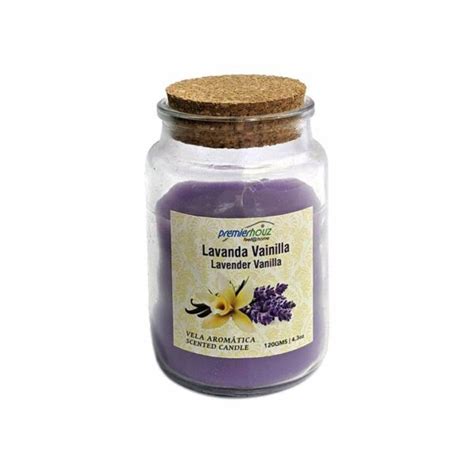 Vela Aromática Lavanda Vainilla 120 gramos Premierhouz