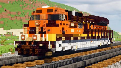 Minecraft BNSF SD70ACe Locomotive Tutorial YouTube