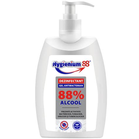 Gel Antibacterian Dezinfectant Si Virucid Pentru Maini Hygienium 88