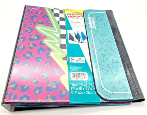 Trapper Keeper Binder Retro 80s 90s Mead 1 Ring 2 Folder S Pocket