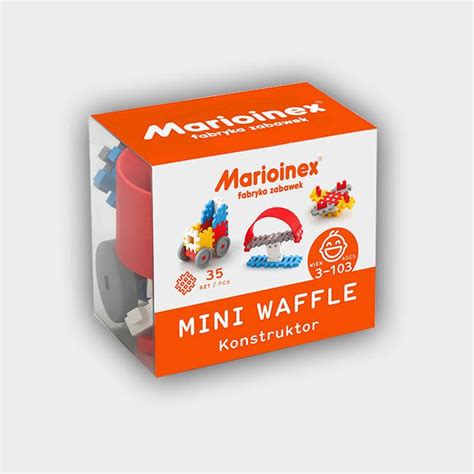 Marioinex Klocki Mini Waffle Konstrukcyjne Dla Chłopca 35 el sklep