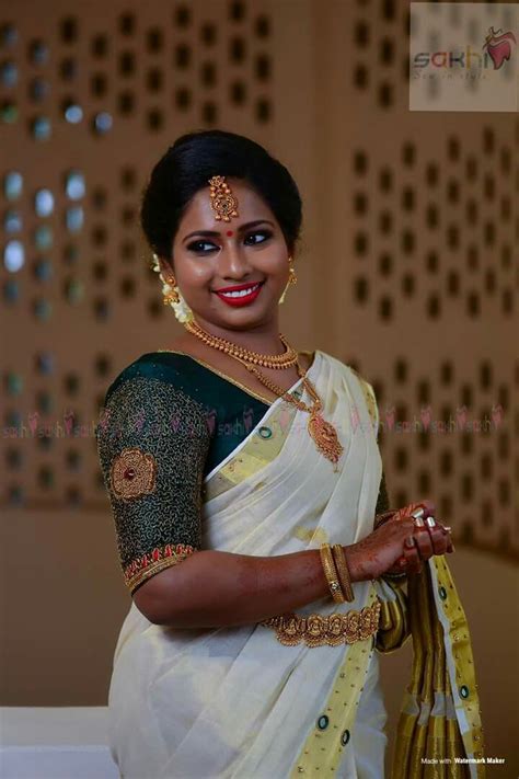 Onam Saree Kerala Saree Silk Saree Blouse Designs Patterns Designer