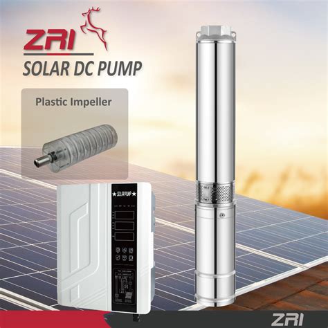 Zri Solar Pump Brushless Ac Dc Hybrid Submersible Solar Pumps China Solar Pump And Water Pump