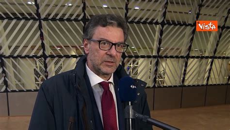 Patto Di Stabilit Giorgetti Serve Un Periodo Transitorio Video