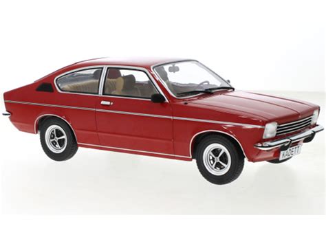 Modellauto Opel Kadett C Coupe Rot Mcg Metallmodell T Ren