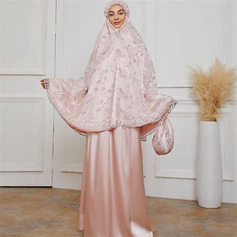 Ramadan Muslim Women Hijab Dress Prayer Garment Jilbab Femme Musulman