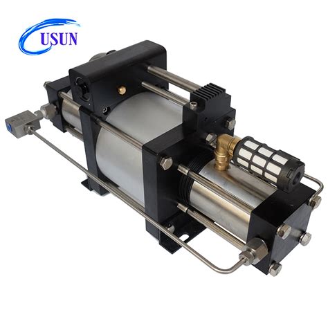 Usun Model Gbd 160mm Driven Double Acting Pneumatic Driven Gas Booster Pump Buy Pneumatic