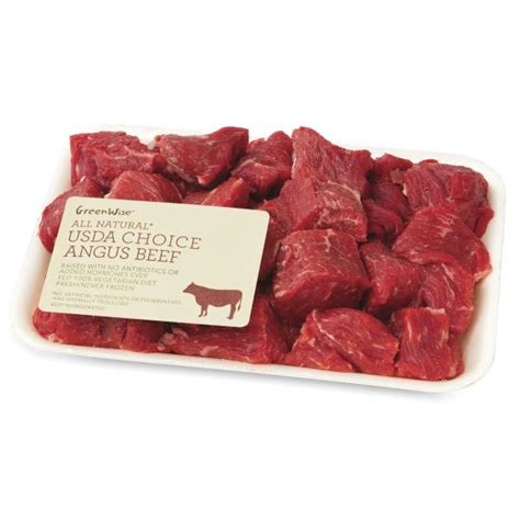 Greenwise Angus Beef For Stew Usda Choice Beef Raised Without