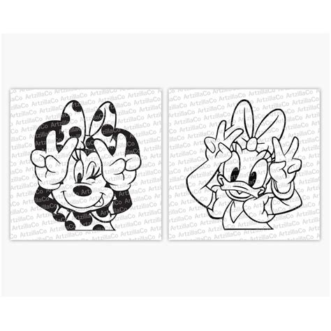 Minnie Mouse and Daisy Duck | Best Friends - Digital Downloa - Inspire ...