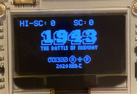 WIP 1943 By KenC Demos Arduboy