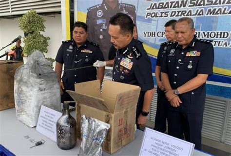 Polis Tumpas Aktiviti Edar Dadah Rm Juta Lima Lelaki Direman