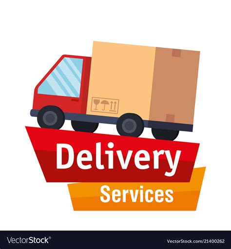 Truck Delivery Service Icon Royalty Free Vector Image