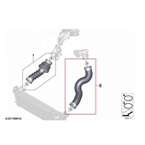 Conduite D Air De Suralimentation Pour Bmw S Rie D G