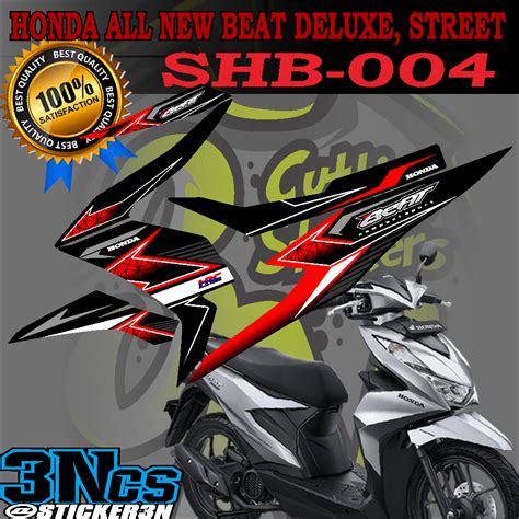 Jual COD Stripping Honda Beat Deluxe 2020 2024 Sticker Variasi 04