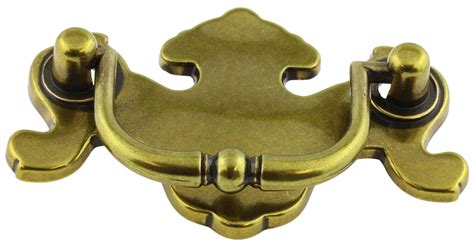 2 12 Traditional Chippendale Style Bail Pull Satin Nickel D