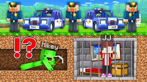 Mikey Saved JJ From The Underground SECRET PRISON In Minecraft