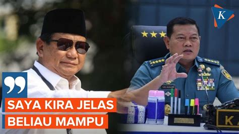 Prabowo Sebut KSAL Yudo Margono Mampu Jadi Panglima TNI Jika Terpilih