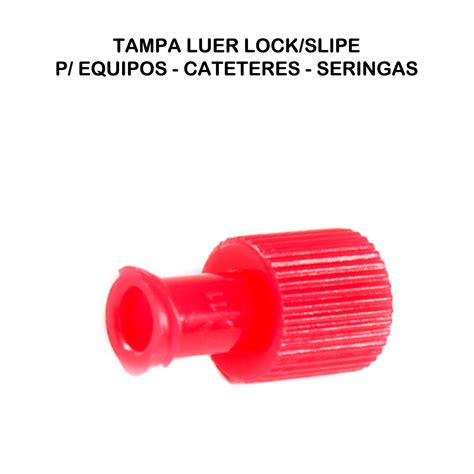 Tampa Luer Lock Slip P Cateter Equipo Seringas Cx Un