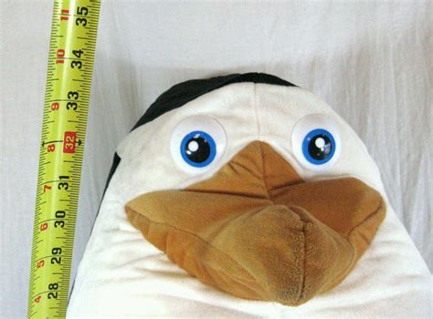 Dreamworks Penguins Of Madagascar Skipper Large Huge Giant Plush Toy 34