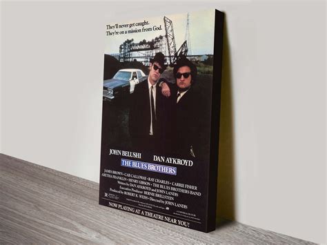 Buy The Blues Brothers Movie Poster Print on Canvas, Brisbane Australia