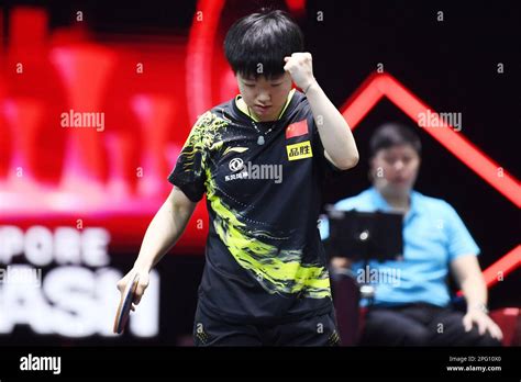 Singapore Singapore 19th Mar 2023 Sun Yingsha Chn Table Tennis Wtt Singapore Smash 2023