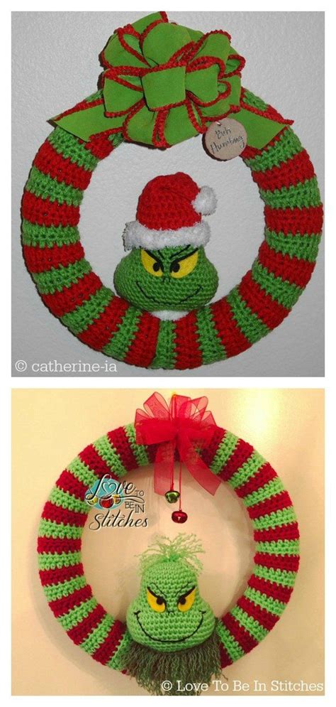 10 Christmas Grinch Free Crochet Pattern And Paid Crochet Christmas