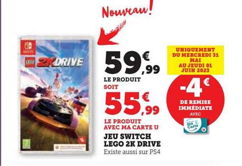 Promo Jeu Switch Lego K Drive Chez Hyper U Icatalogue Fr