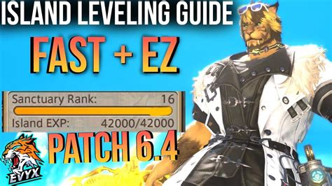 Island Sanctuary LEVELING GUIDE Rank 16 FAST FFXIV 6 4 YouTube