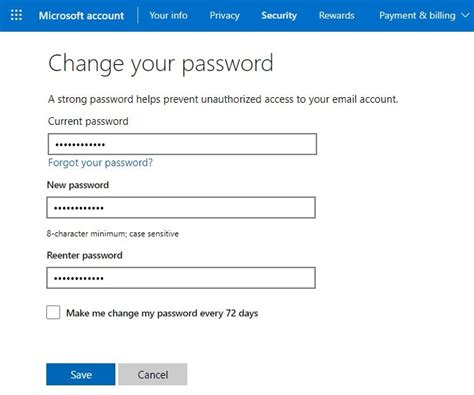 How To Change Your Hotmail Password An 8 Step Guide