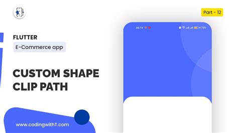 Flutter Clip Path Tutorial Custom Shape Design Challenge Youtube