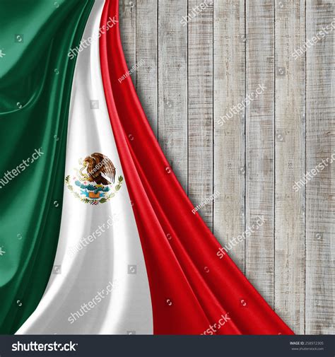 Mexico Flag Wood Background Stock Illustration 258972305 | Shutterstock