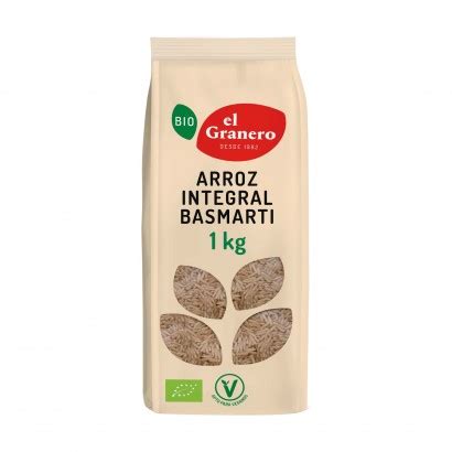 Arroz Basmati Integral Bio 1 Kg El Granero Integral Espacio Organico