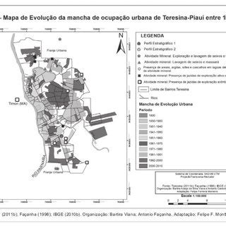 Mapa de localização do município de Teresina PI Download Scientific