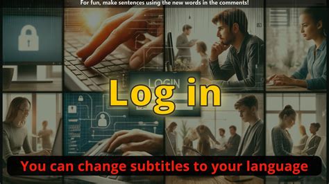 Log in meaning with 5 examples - YouTube