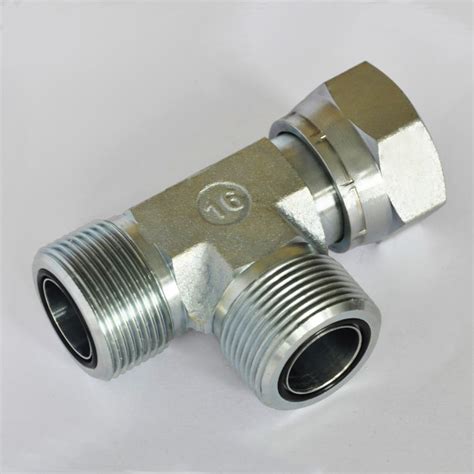 CE METRIC MALE O RING METRIC FEMALE TEE HIGH QUALITY Hydraulic