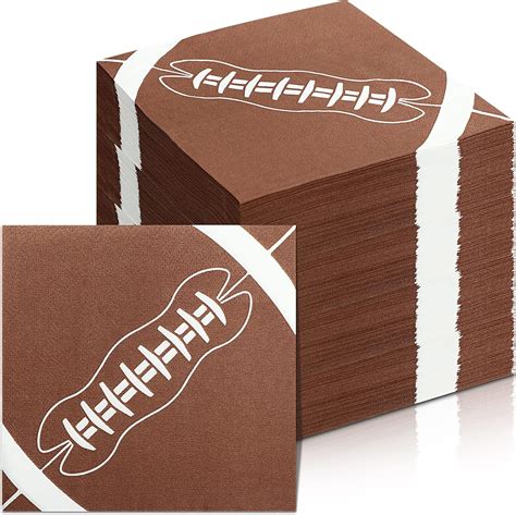 Amazon Xinnun 200 Pcs Football Napkins 3 Ply Football Birthday