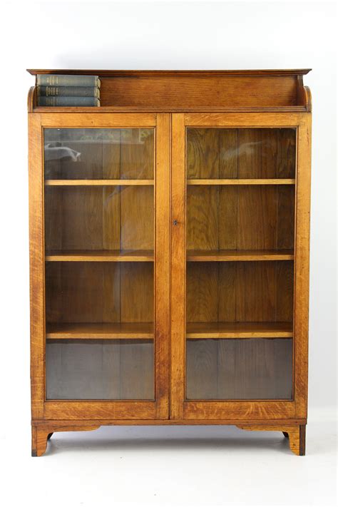 Antique Edwardian Oak Bookcase