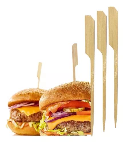 Palito De Bambu Golf 9cm Gourmet Hamburguer 250 Palitos