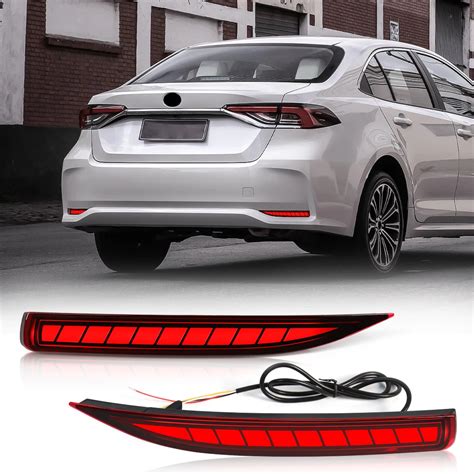 Luz LED Reflectora De Parachoques Trasero Para Toyota Corolla Altis