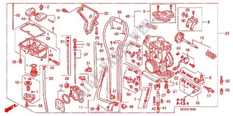 Carburetor 2 For Honda Crf 450 R 2003 Honda Motorcycles And Atvs Genuine Spare Parts Catalog