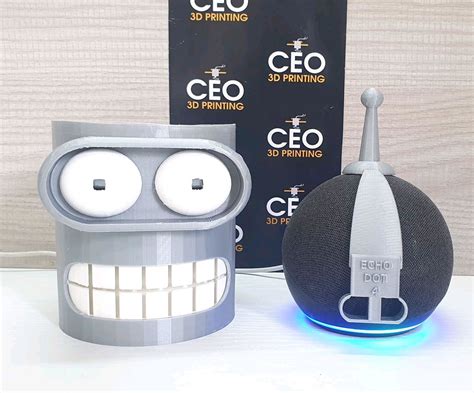 Suporte Tema Bender Para Alexa Echo Dot Elo