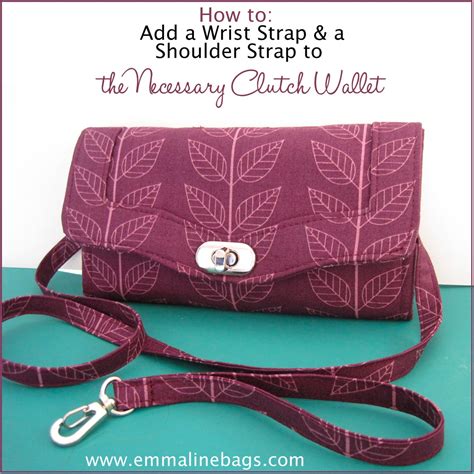 Emmaline Bags Sewing Patterns And Purse Supplies How To Add A Wrist